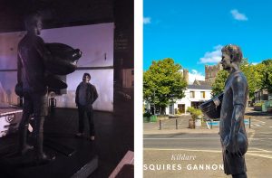 Squires Gannon statue in Kildare